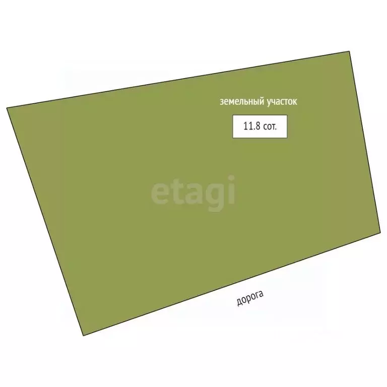 Участок в Вологодская область, с. Первомайское ул. Федоровская (11.8 ... - Фото 2