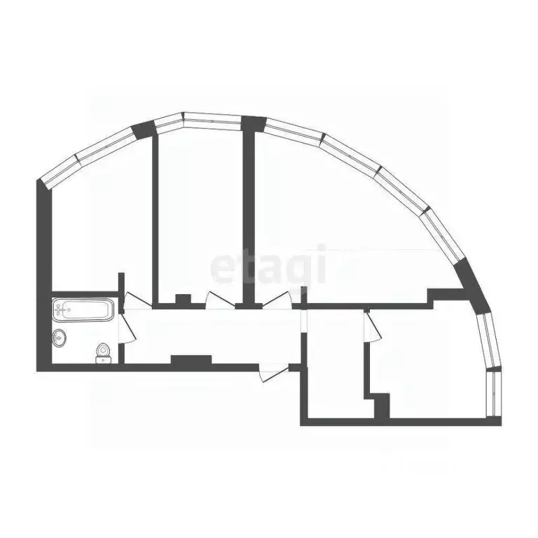 3-к кв. Ростовская область, Ростов-на-Дону Береговая ул., 6 (102.0 м) - Фото 0