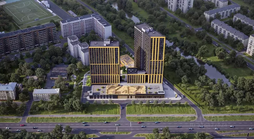 2-к кв. Нижегородская область, Нижний Новгород Спортивный мкр,  (60.8 ... - Фото 1