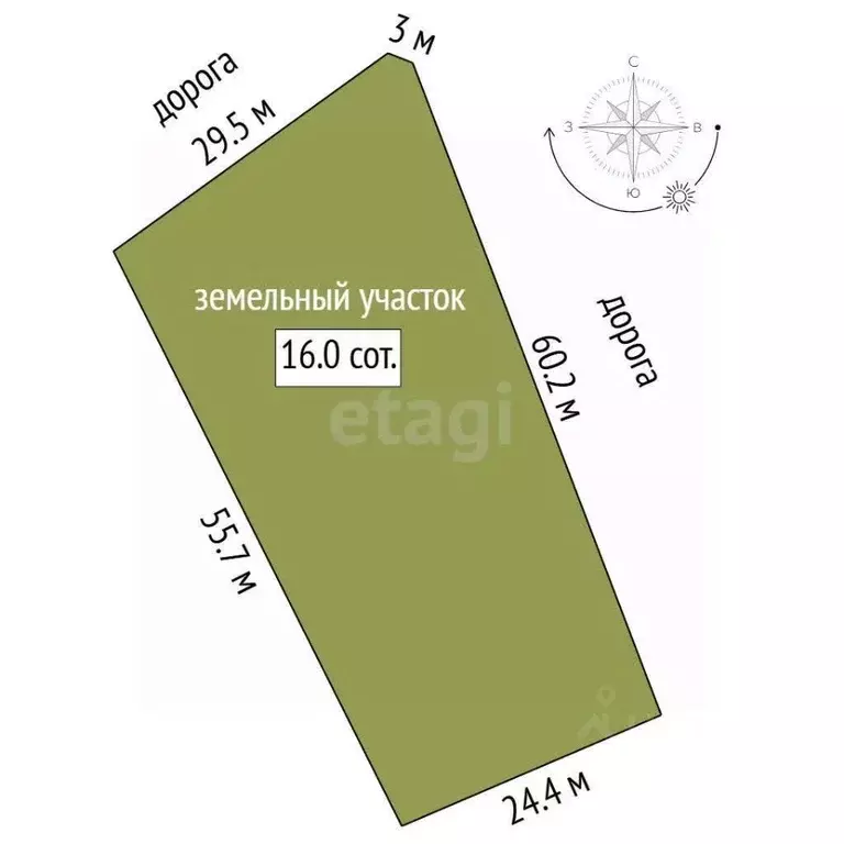 Участок в Тюменская область, Исетский муниципальный округ, с. ... - Фото 2