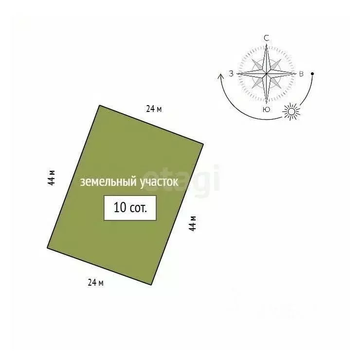 Участок в Красноярский край, Сосновоборский муниципальный округ, д. ... - Фото 2