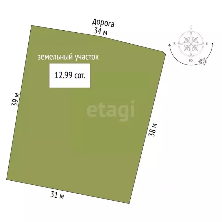 Дом в Крым, Сакский район, с. Митяево ул. Верхняя (52 м) - Фото 2