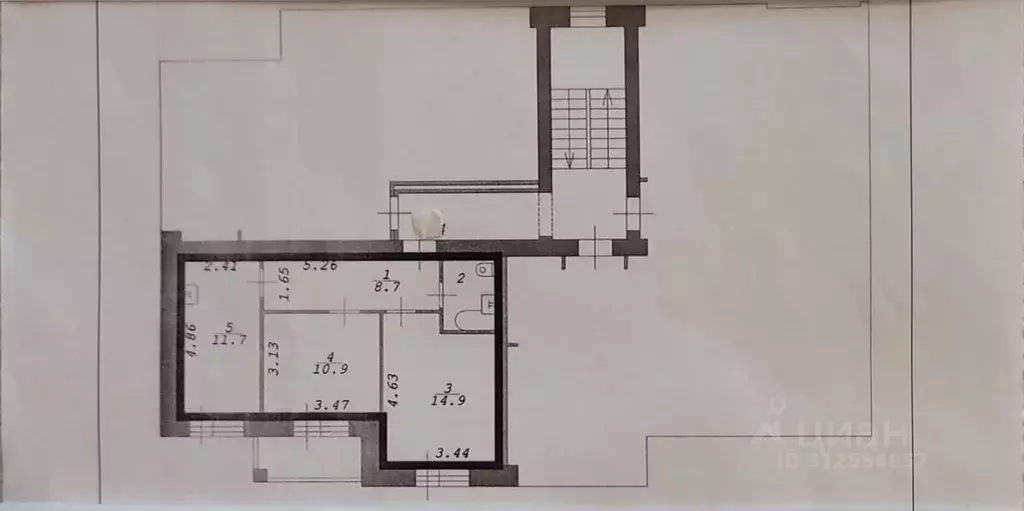 2-к кв. Новосибирская область, Новосибирск Кубовая ул., 113/3 (50.0 м) - Фото 0