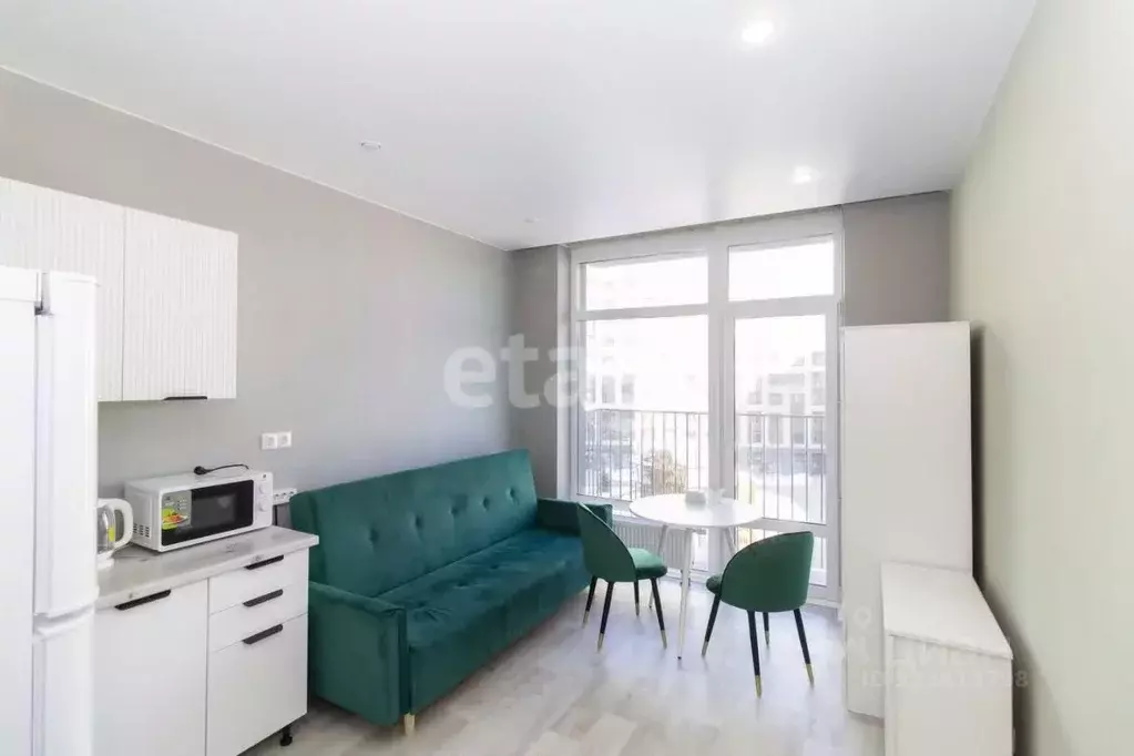 Студия Тюменская область, Тюмень ул. Андрея Приказнова, 7 (22.0 м) - Фото 1