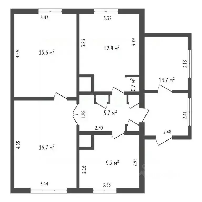Дом в Тюменская область, с. Упорово ул. Крупской (62 м) - Фото 0