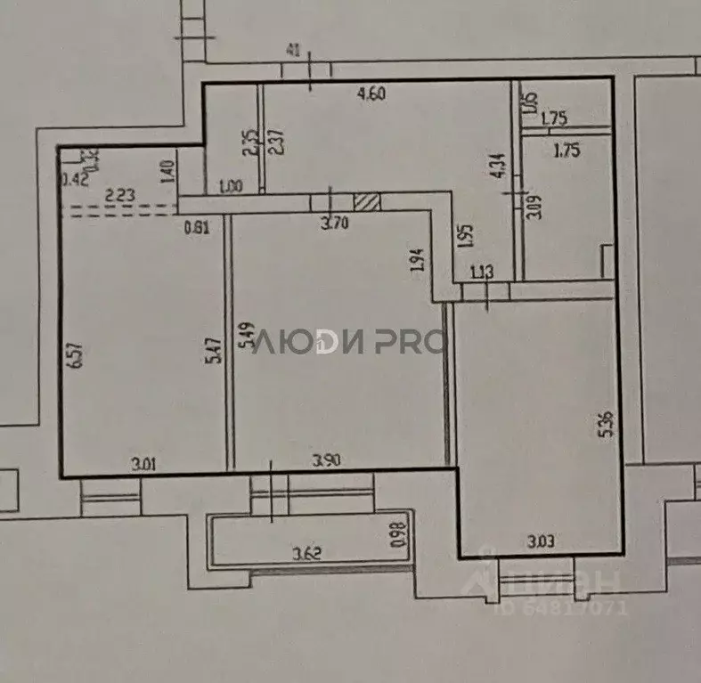 2-к кв. Алтайский край, Барнаул Комсомольский просп., 40 (79.4 м) - Фото 2