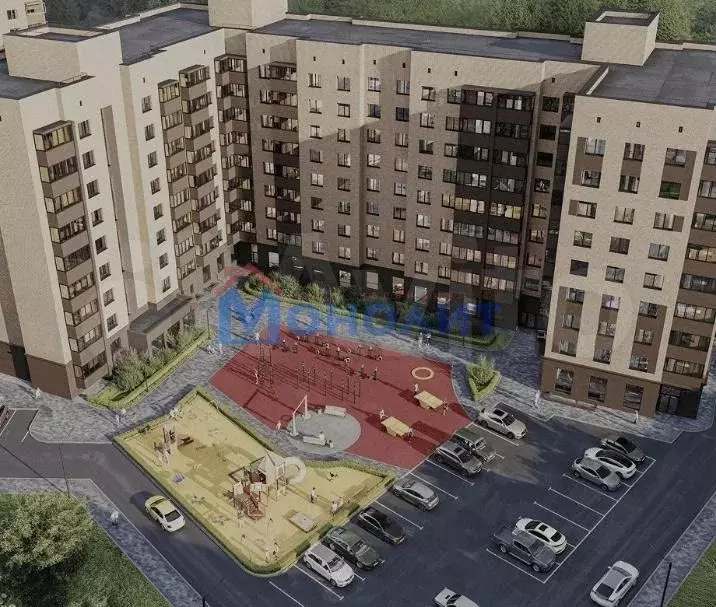 2-к. квартира, 60 м, 9/9 эт. - Фото 1