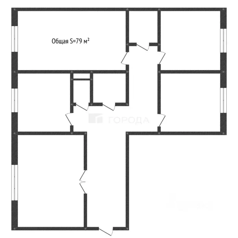 4-к кв. Кемеровская область, Киселевск Весенняя ул., 1 (79.0 м) - Фото 2
