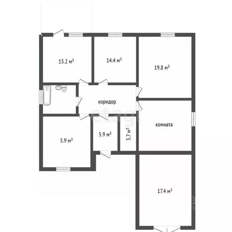 Дом в Воронежская область, Рамонский район, Горожанское с/пос, д. ... - Фото 2