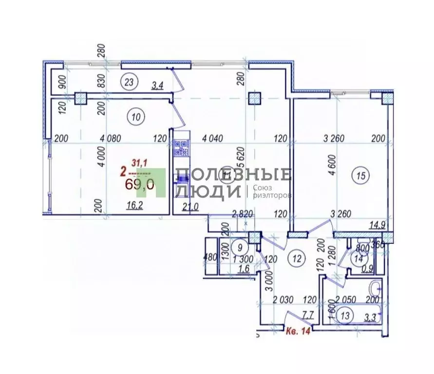 2-к кв. Краснодарский край, Новороссийск городской округ, с. Мысхако ... - Фото 1