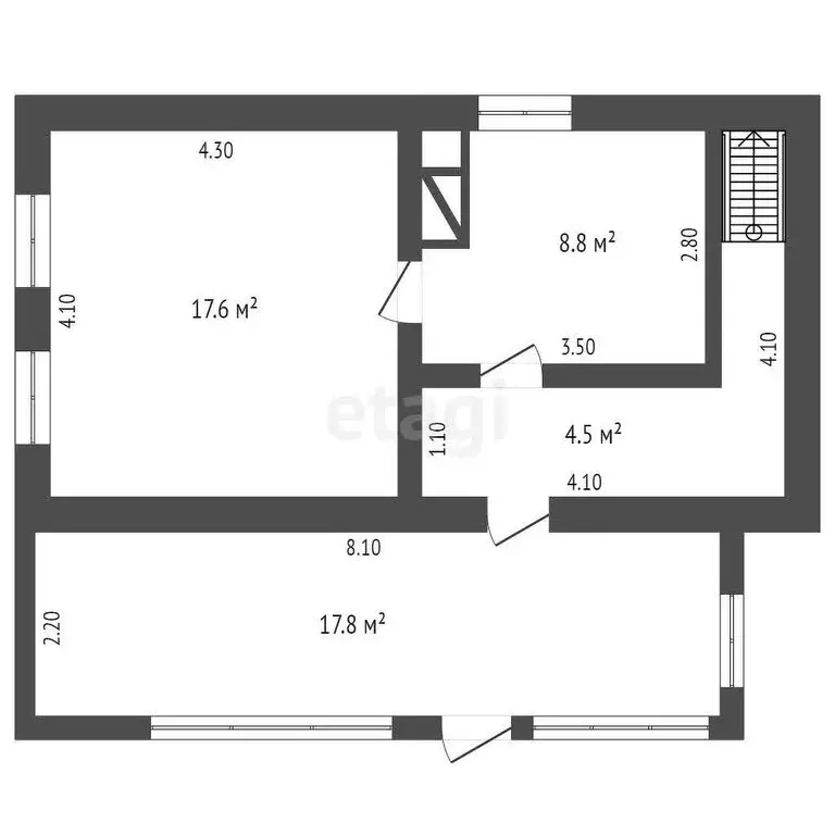 Дом в Курское, Заречная улица, 74 (50.5 м) - Фото 2