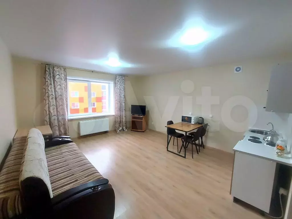 Квартира-студия, 33 м, 4/4 эт. - Фото 0