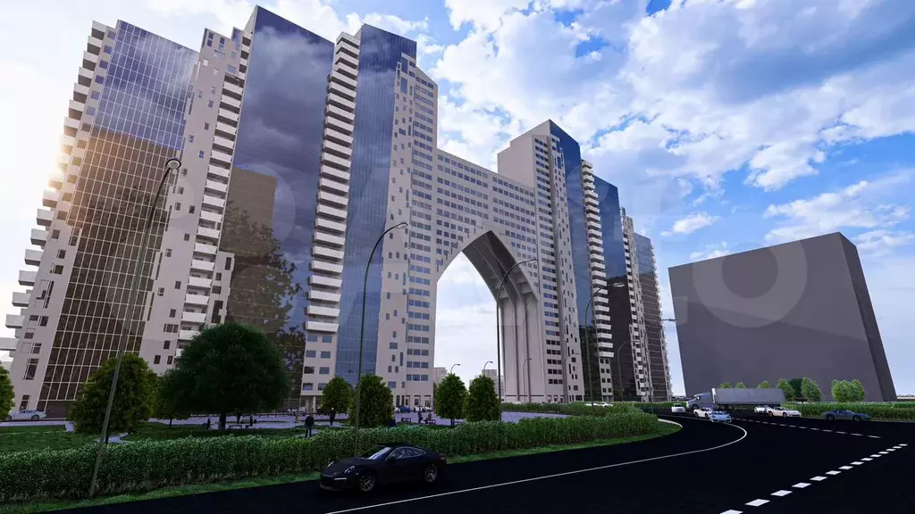 Квартира-студия, 48,7 м, 5/29 эт. - Фото 1