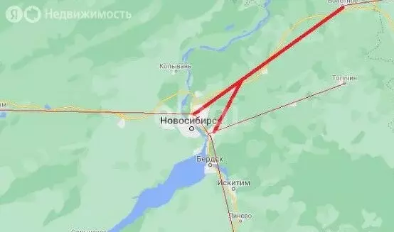 Участок в Мошковский район, село Сокур (15 м) - Фото 1