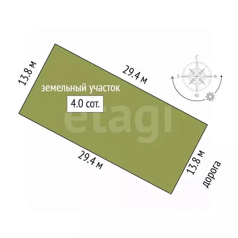 Участок в Крым, Ленинский район, с. Приозерное ул. Тернопольская (4.0 ... - Фото 2