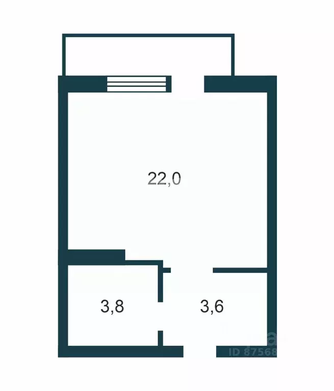 Студия Новосибирская область, Бердск ул. Ленина, 114 (29.4 м) - Фото 2