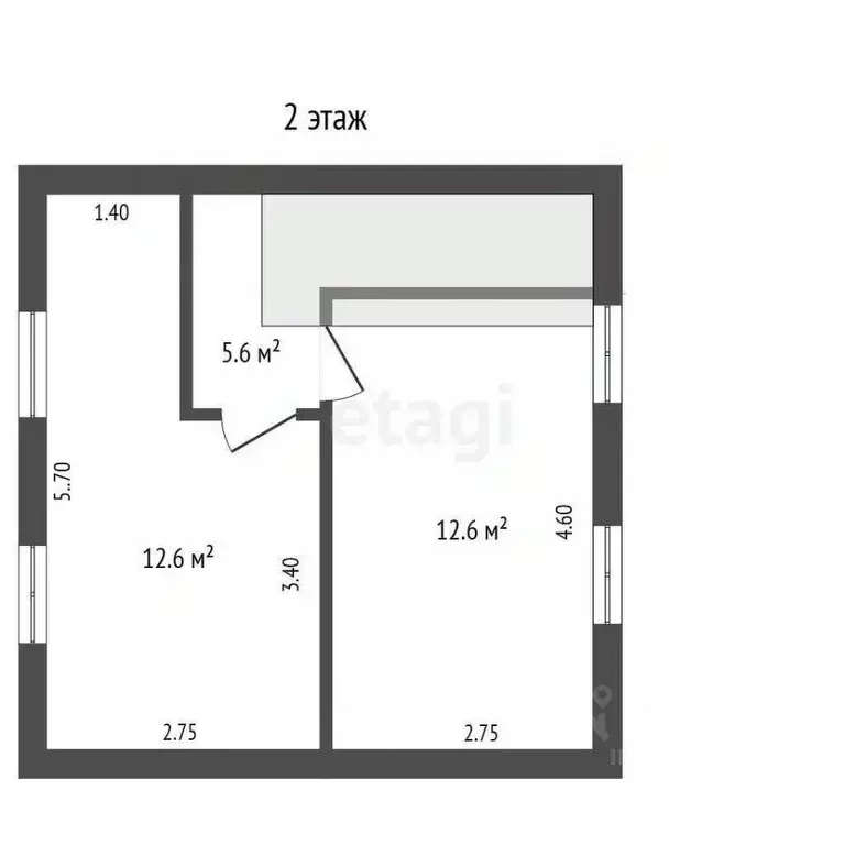 Дом в Калужская область, Калуга ул. Комбата Сергея Козлова, 5 (62 м) - Фото 2