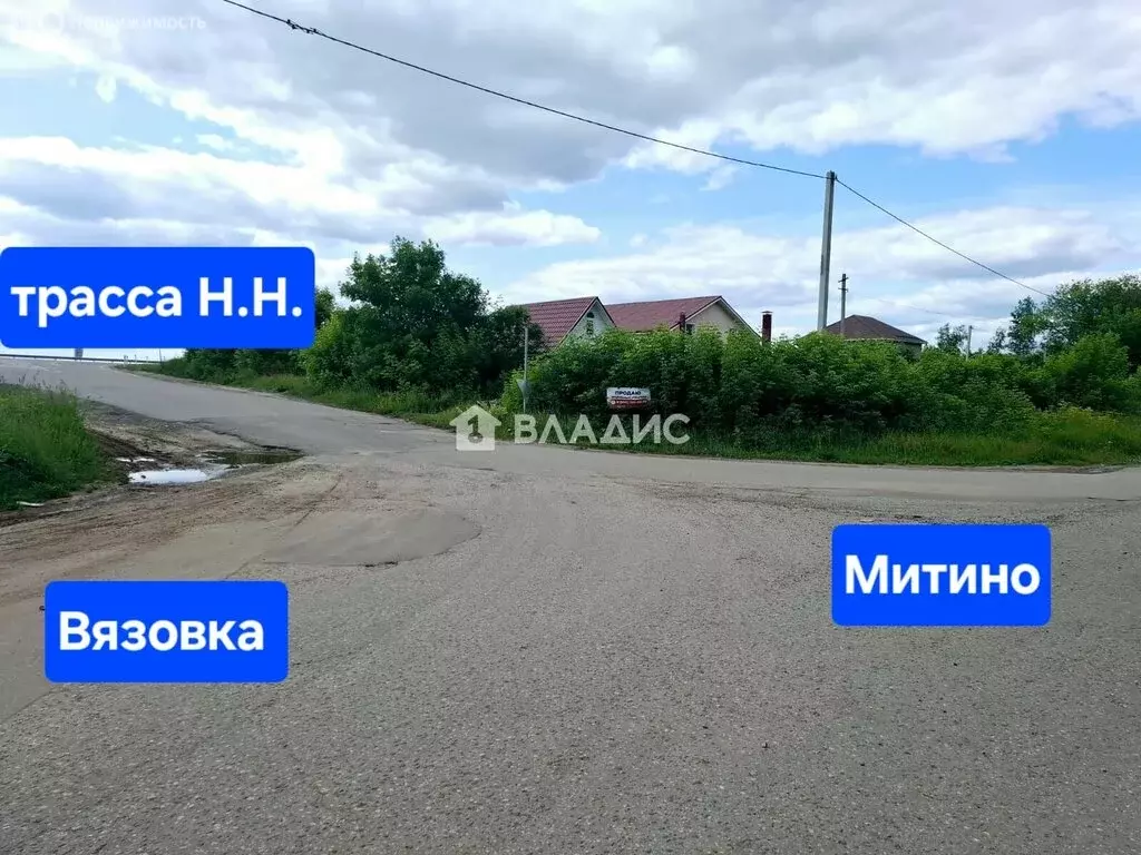 Участок в городской округ Нижний Новгород, село Вязовка (15.7 м) - Фото 2