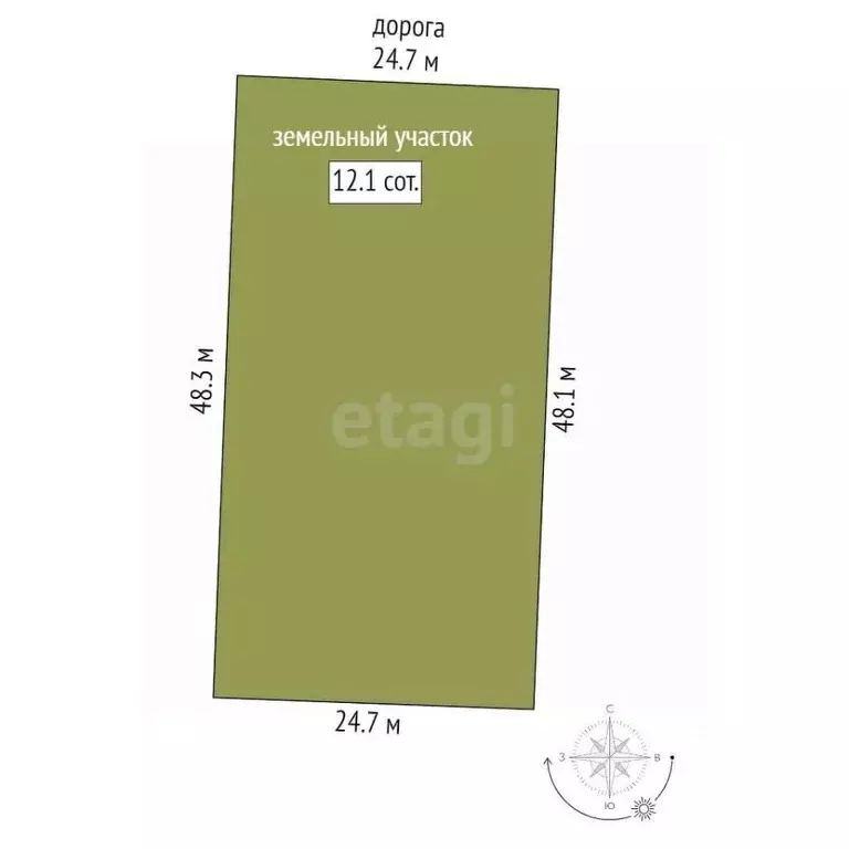 Участок в Владимирская область, Муром д. Макаровка,  (11.0 сот.) - Фото 2