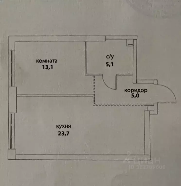 1-к кв. Москва ул. Василия Ланового, 5 (46.9 м) - Фото 0