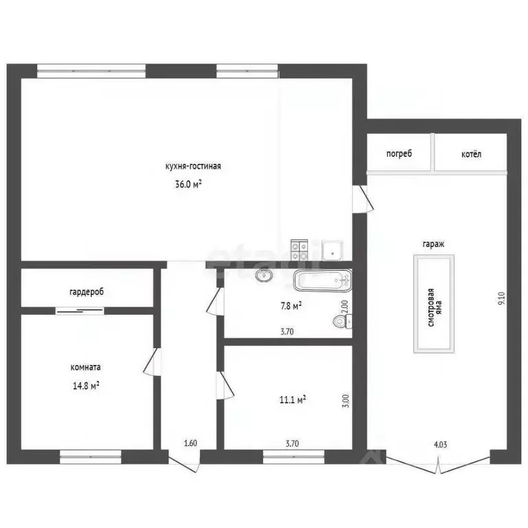 Дом в Тюменская область, Тюменский муниципальный округ, Пятница ТСН ... - Фото 2