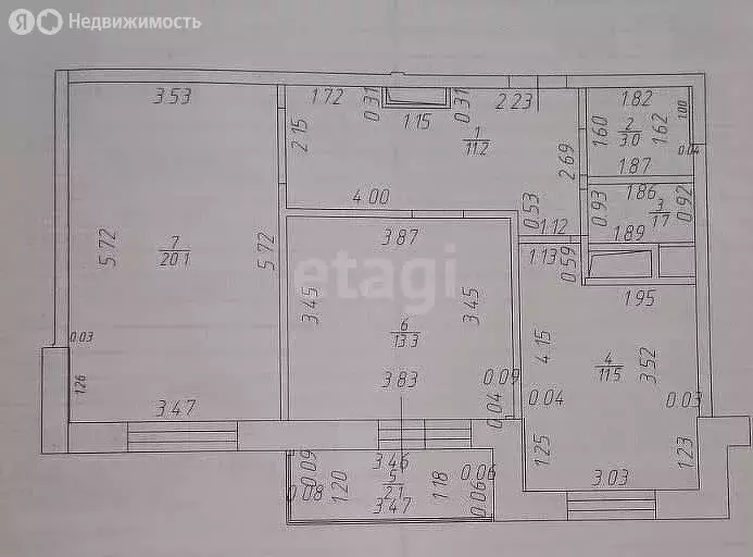 2-комнатная квартира: Казань, проспект Победы, 139Ак1 (61 м) - Фото 1