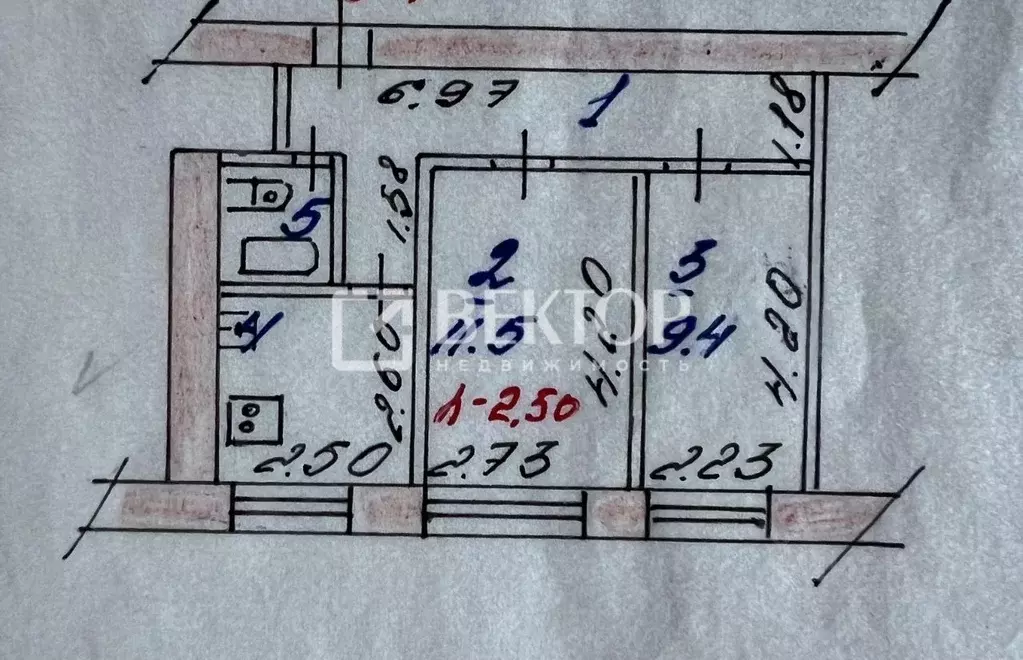 2-к кв. Ивановская область, Иваново Лежневская ул., 138 (40.0 м) - Фото 1