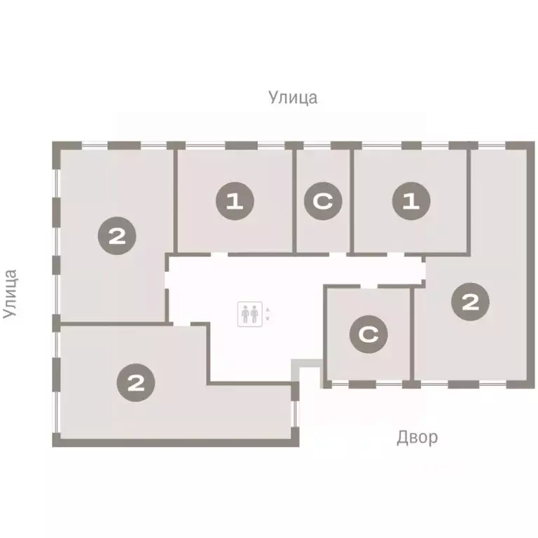 2-к кв. Омская область, Омск  (66.59 м) - Фото 2