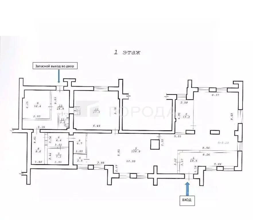 Склад в Новосибирская область, Новосибирск ул. Гоголя, 208 (262 м) - Фото 1