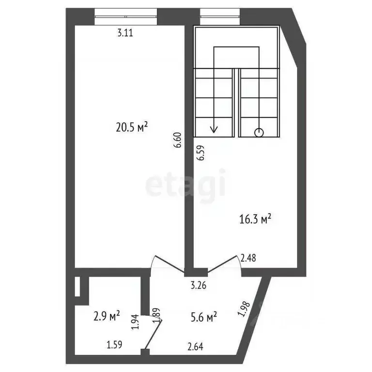 Офис в Краснодарский край, Новороссийск просп. Ленина, 91а (62 м) - Фото 2