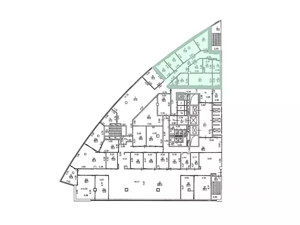 Офис в Москва 2-й Сыромятнический пер., 1 (205 м) - Фото 2