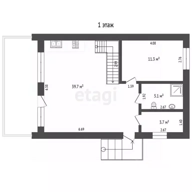 Дом в Тюменская область, Тюмень ул. Бориса Збарского (120 м) - Фото 0