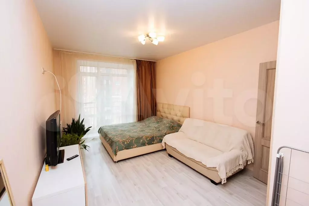 1-к. квартира, 37,8 м, 8/14 эт. - Фото 1