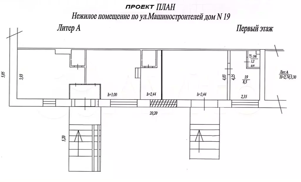 Торговая площадь в Башкортостан, Уфа ул. Машиностроителей, 19 (79 м) - Фото 1