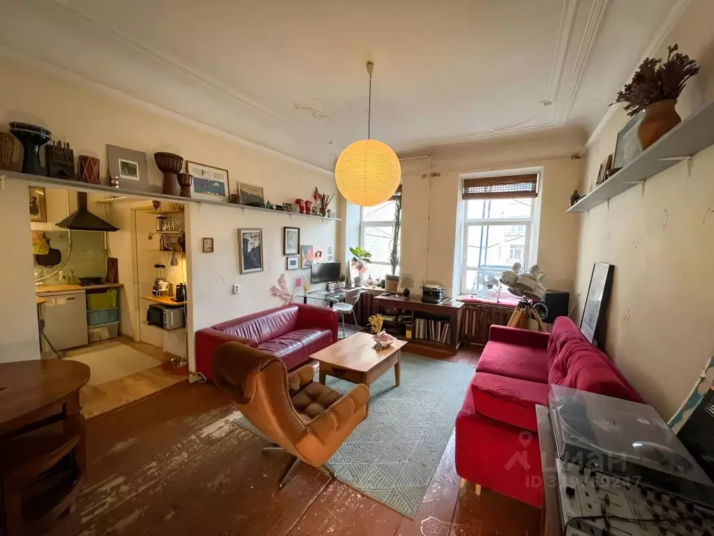 2-к кв. Санкт-Петербург Зверинская ул., 29 (47.7 м) - Фото 1