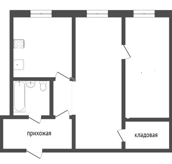 2-комнатная квартира: Воронеж, Ленинский проспект, 97/2 (45.2 м) - Фото 1