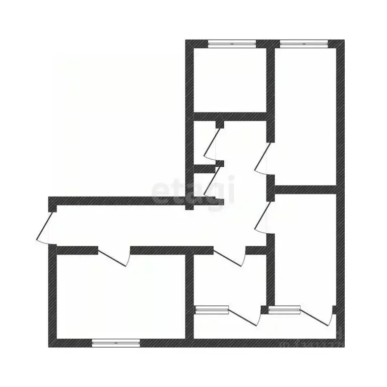 4-к кв. Белгородская область, Белгород ул. Королева, 6 (88.0 м) - Фото 1