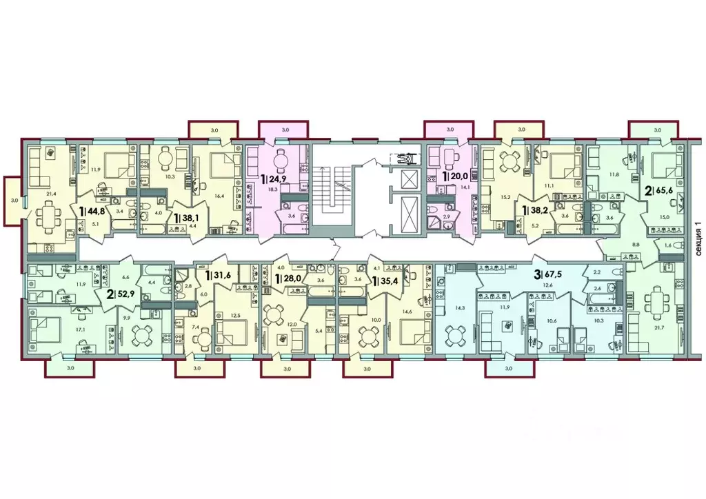 3-к кв. Тверская область, Калининский муниципальный округ, д. Батино ... - Фото 2