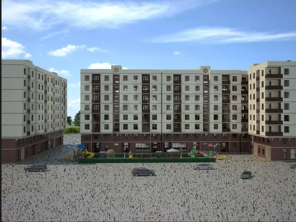 2-к. квартира, 63 м, 3/8 эт. - Фото 1