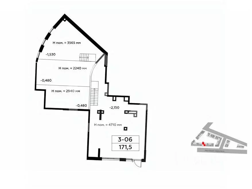 Помещение свободного назначения в Москва Родные кварталы жилой ... - Фото 2
