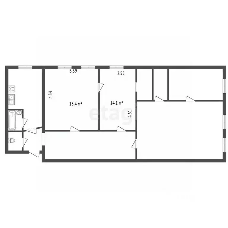 Комната Санкт-Петербург наб. Реки Фонтанки, 129 (29.5 м) - Фото 2