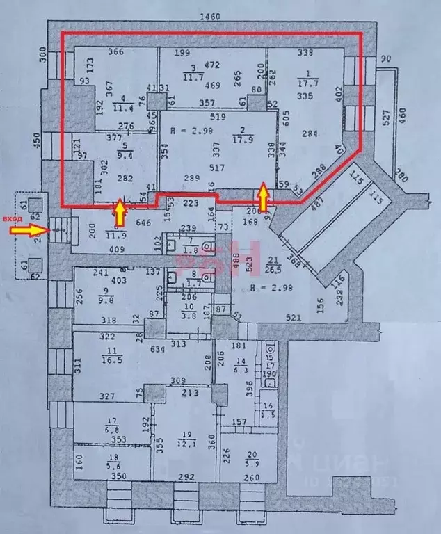 Офис в Свердловская область, Екатеринбург ул. Краснофлотцев, 19 (68 м) - Фото 2