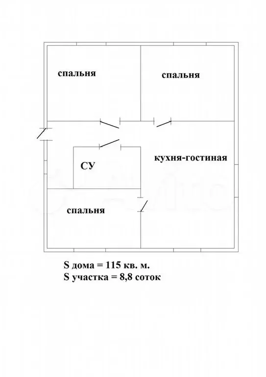 Дом 115 м на участке 8,8 сот. - Фото 0