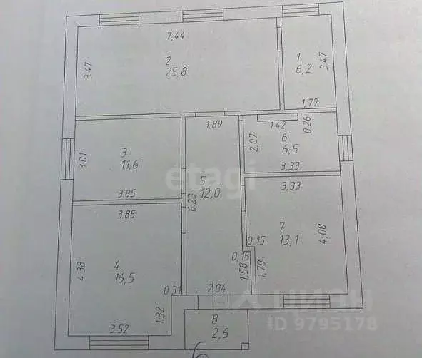 Дом в Татарстан, Пестречинский район, Шигалеевское с/пос, с. Старое ... - Фото 2