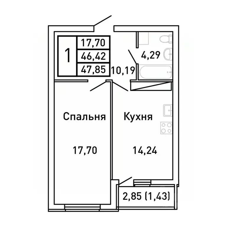 1-к кв. Самарская область, Самара Королев Звездный жилой комплекс ... - Фото 0