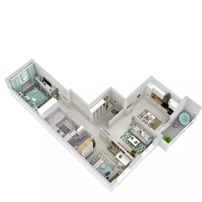 3-комнатная квартира: Ижевск, Воткинское шоссе, 83к2 (63.4 м) - Фото 1