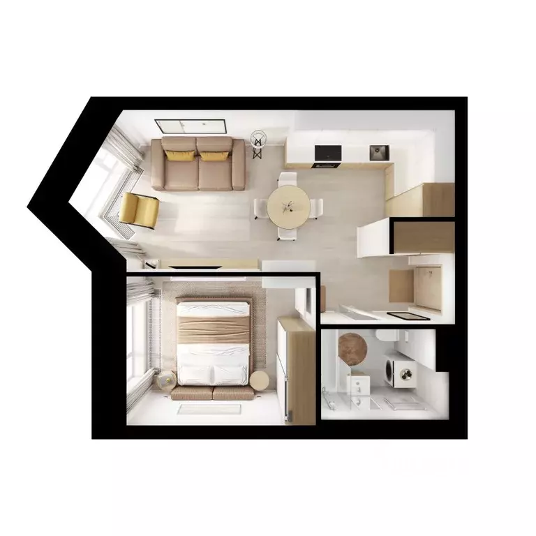 1-к кв. Москва Мичуринский Парк жилой комплекс, 4.3 (37.6 м) - Фото 1