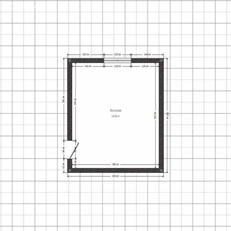 1к в -комнатной квартире ( м) - Фото 0