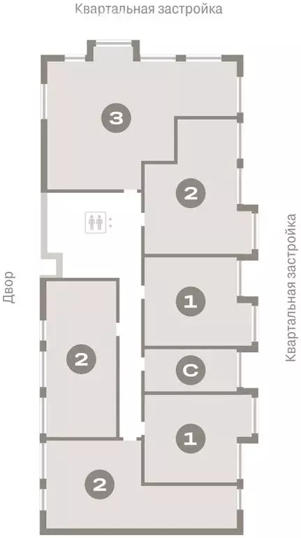 2-комнатная квартира: Тюмень, Мысовская улица, 26к1 (61.67 м) - Фото 1