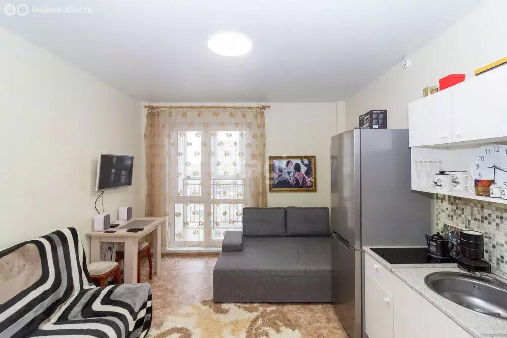 Квартира-студия: Тюмень, Интернациональная улица, 199к6 (23.9 м) - Фото 2